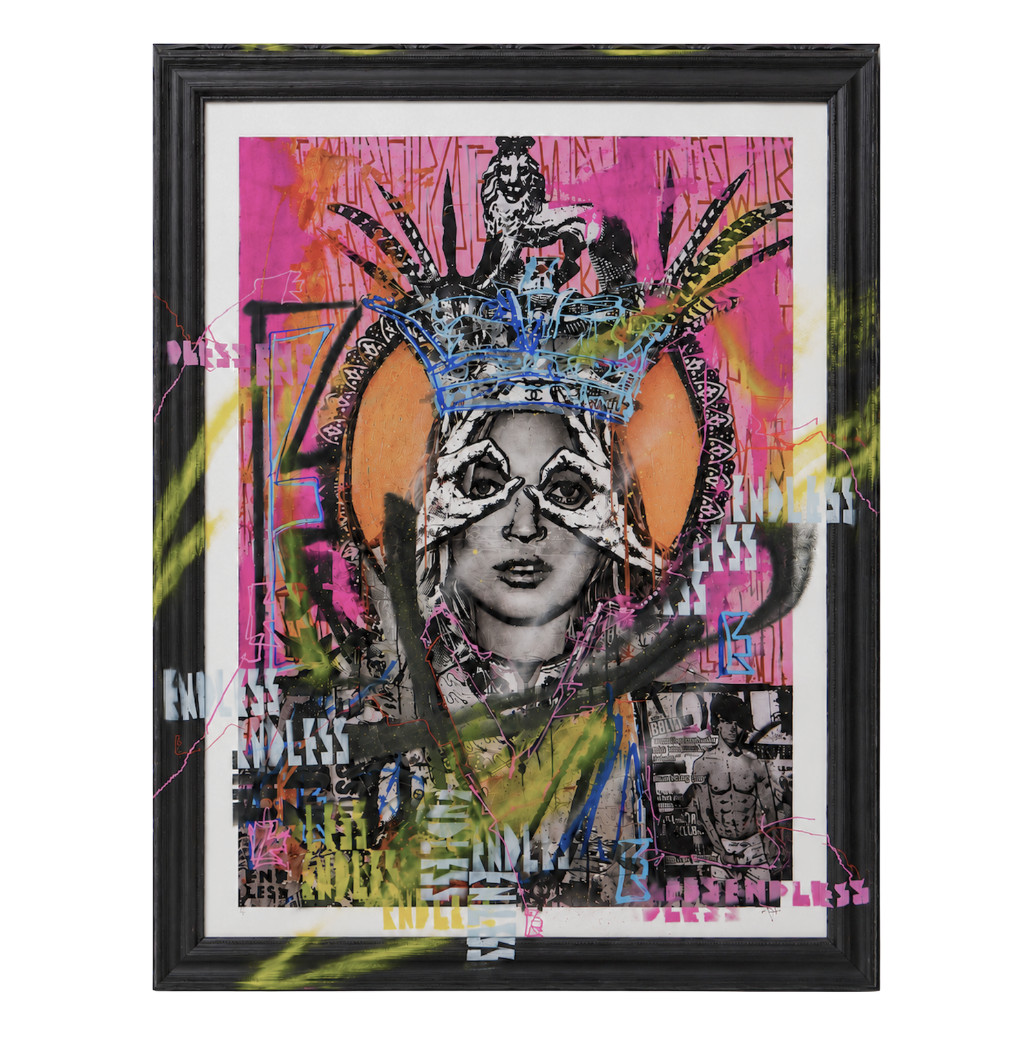 Endless - Kate Moss Crotch Grab (Purple) — Indelible Fine Art